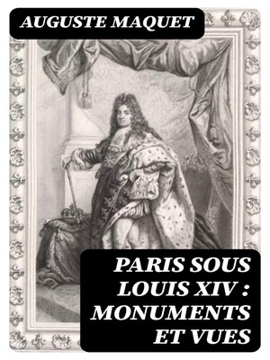 cover image of Paris sous Louis XIV